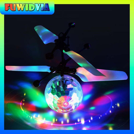 Allaugh Flying Ball Toys, RC Toy for Kids Boys Girls Rechargeable Light up Ball Drone Infrared Induction Helicopter with Remote Controller for Indoor and Outdoor Games