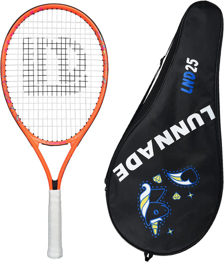 Tennis Racket for Kids Junior, 19/21/23/25 Inch Youth Tennis Racquet with Cover, Suitable for Beginner Boys and Girls Age 3-12