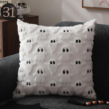 Ghost Pillow Cover - Soft and Cozy Cushion Cover for Home Decor