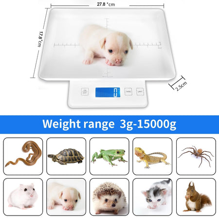 Digital Pet Scale for Small Animal, Whelping Scale,Mini Precision Gram Weight...