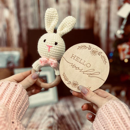 Mintbaby Pink Bunny Set Cotton