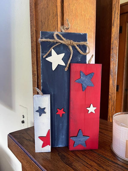 Firecracker Bundle Shelf Sitter Decor Independence Day 4Th of July