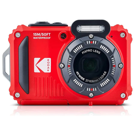 PIXPRO WPZ2 Full HD Rugged Waterproof Digital Camera, 16MP, Red