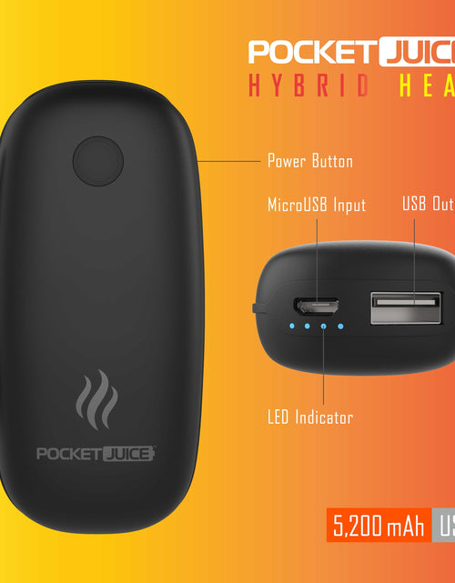 Load image into Gallery viewer, Hybrid Heat, Usb-Rechargeable Hand Warmer and 5200Mah Portable Power Bank
