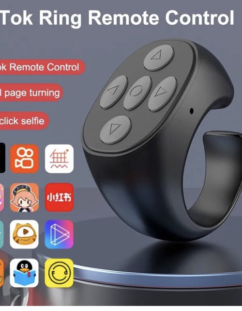 Load image into Gallery viewer, Remote Control Ring Gadget Flipping Selfie Fingertip Controller for Tiktok

