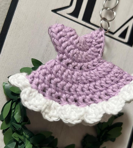 New Born Favor , Baby Shower Party Gift , Keychain Crochet