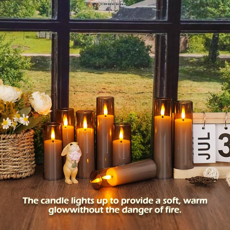 12 Pcs Flameless Candles, Battery Required, LED Candles with Remote Control Timer, Party Wedding Decor, Halloween, Christmas Decorations, Lighting