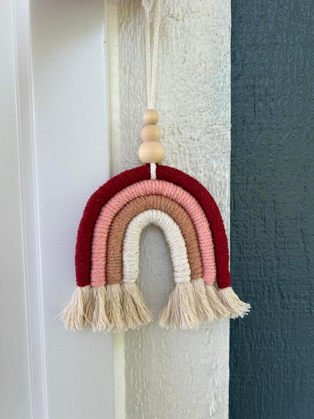 Rainbow Hanger - Baby Shower Gifts - Boho Decoration - Macramé -