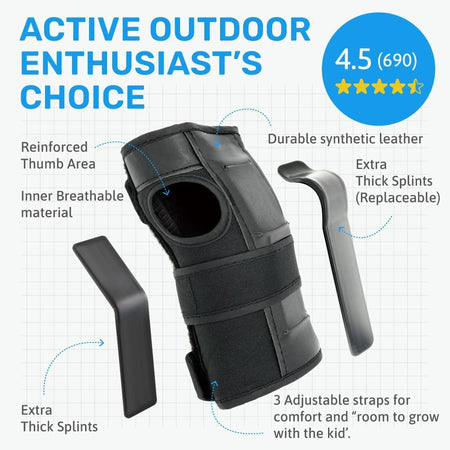 Protective Gear Set: Knee Pads, Wrist Guards, Elbow Pads - Comfortable & Adjustable for Adults & Kids, Ideal for Skating, Biking, Scooter, Rollerblade & More