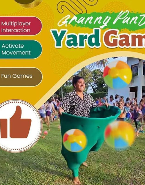 Load image into Gallery viewer, Granny Pants Yard Game, Toss Game Set,2Pcs Granny Pants Outdoor Game for Adults, 8 Elastic Balls+Pump, Perfect for Family Reunion Games, Backyard Gatherings &amp; Team Games,Lawn Games
