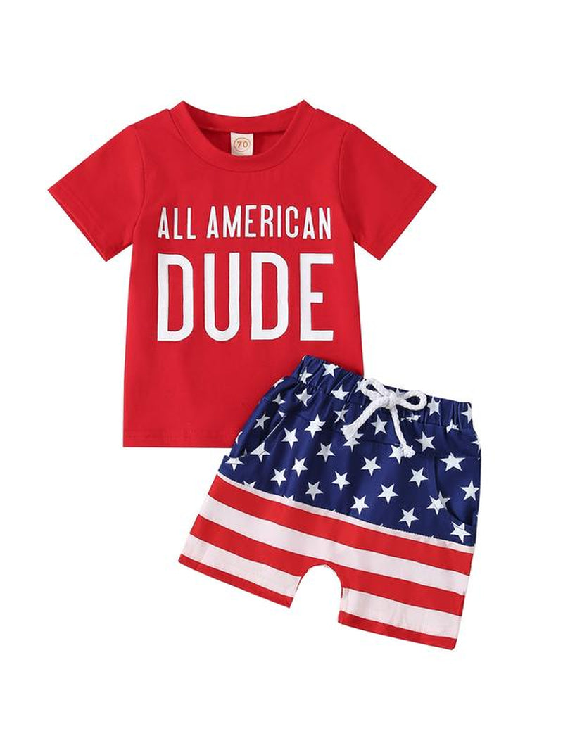 Baby Boy 4Th of July Independence Day Toddler Shorts Outfit Red Pants Clothing Sets Clothing Baby Boy Clothes Products #Springtok