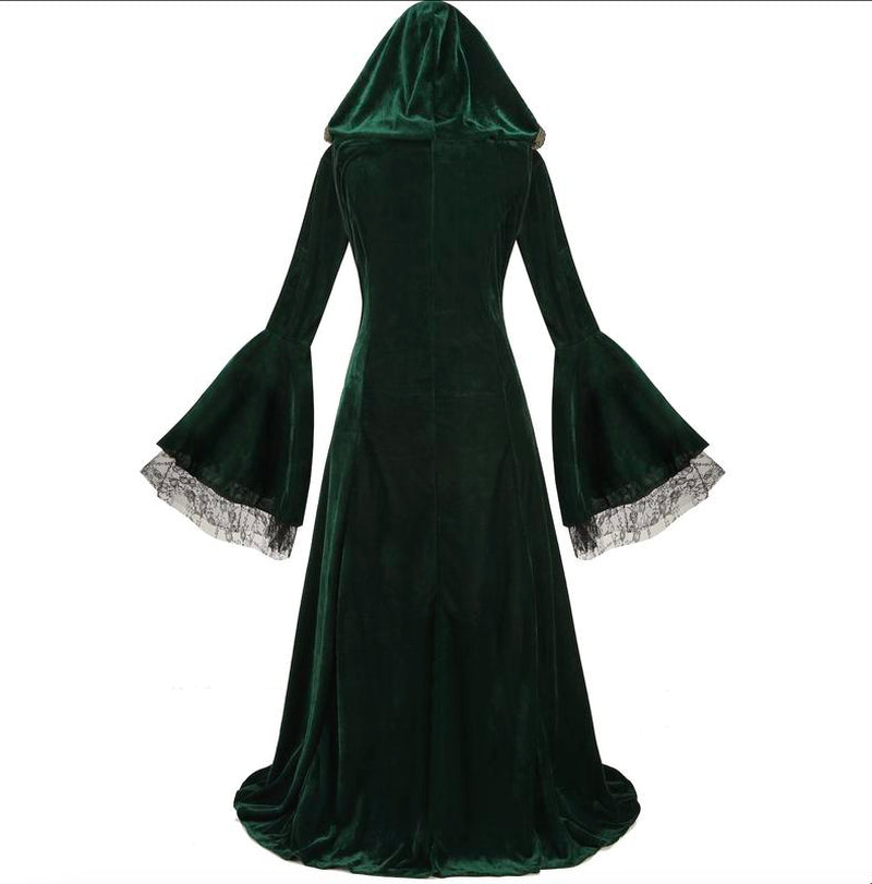 Women'S plus Size Medieval Dress Costume for Renaissance Princess - Accessories, Womenswear Lace Adjustable Sleeve Breathable Vampire Costume