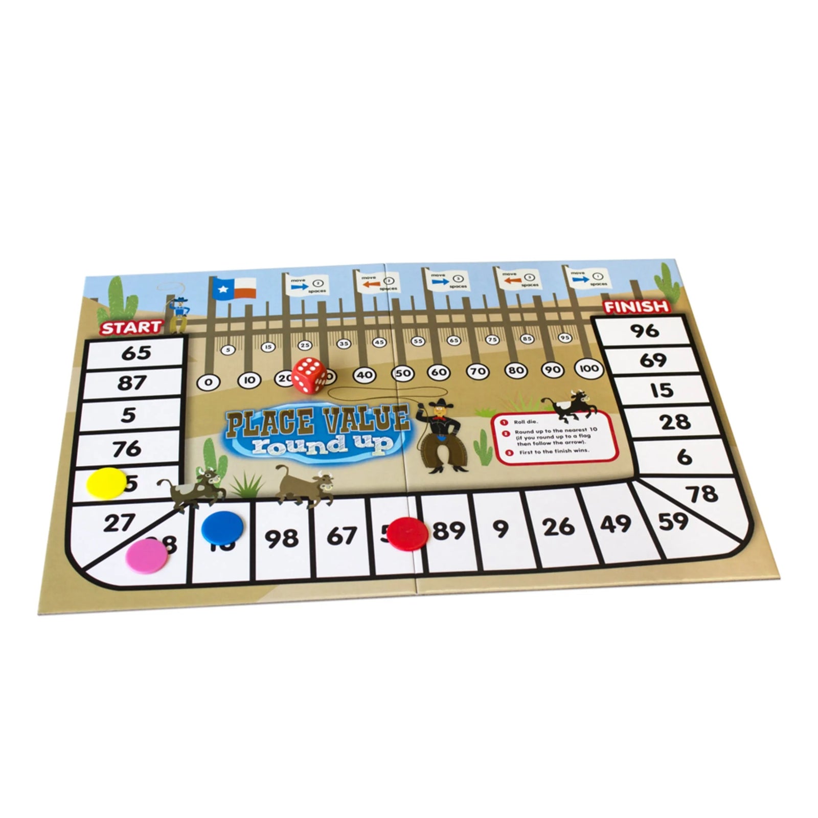 6 Mathematics Games  Board Game for Ages 5-8 Grade 1 Grade 2 Learning, Math, Perfect for Home School, Educational Resources
