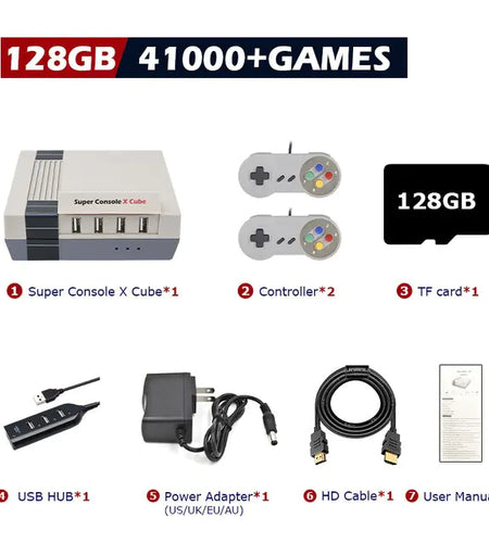 KINHANK Super Console X Cube - 117K Games & Emulators