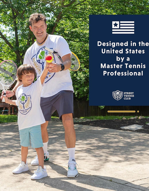 Load image into Gallery viewer, Kids Tennis Racket with Training Videos – Aluminum Youth Tennis Racket with Neoprene Handle for Children Age 5-12 – Learn Faster and Play Better by
