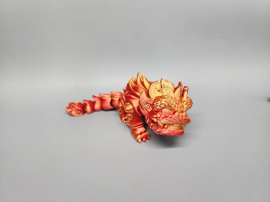 Chinese New Year Articulated Lion Figurine | Good Luck Good Fortune | Lunar New Year 2024