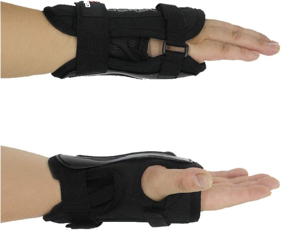 Adult/Child Long Damping Non-Slip Anti-Fall Wrist Guards Protective Gear for Roller Skating Skating Skiing Skateboard Snowboard Cycling Bicycle Scooter