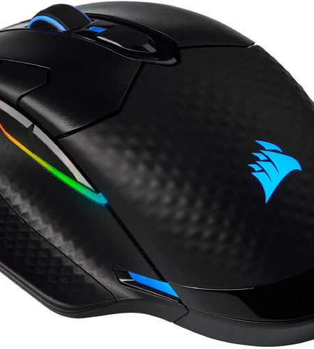 Dark Core RGB Pro, Wireless FPS/MOBA Gaming Optical Mouse with SLIPSTREAM Technology, Black, Backlit RGB LED, 18000 DPI, Optical,Ch-9315411-Na
