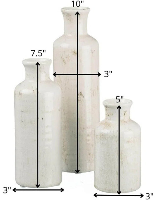 Load image into Gallery viewer, Ceramic Vase Set, Farmhouse Decor, Home Decor

