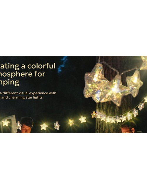 Load image into Gallery viewer, Star LED Fairy String Lights – Usb/Battery Powered 20 Twinkling Lights with Remote &amp; 8 Modes | Waterproof &amp; Durable Ambient Lighting for Tacky Christmas Tree Decor, Bedroom, Back to School Dorm, 4Th of July Party, Indoor/Outdoor Celebration
