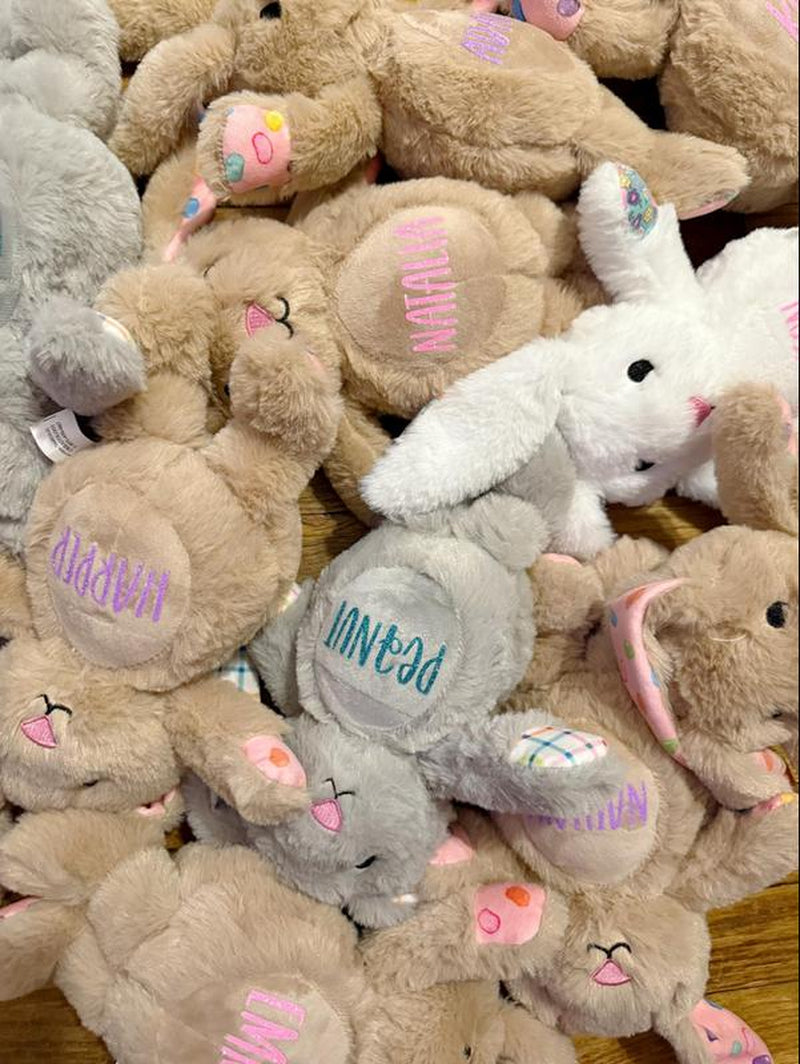 Personalized Easter Bunny, Easter Basket Stuffer, Easter Gift Ornaments Decoration