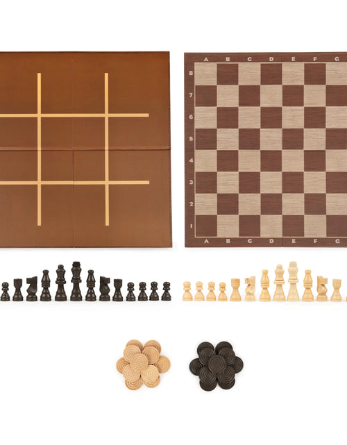 Load image into Gallery viewer, Spin Master Games, Chess Checkers and Tic-Tac-Toe Set, for Ages 6 and Up
