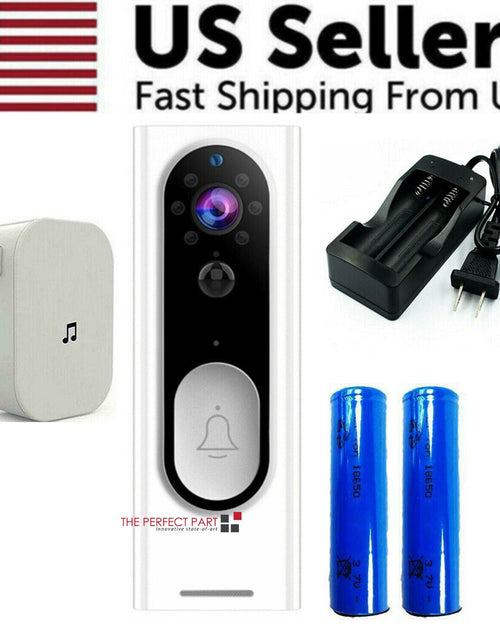 Load image into Gallery viewer, WiFi Ring Doorbell 1080P HD Security Camera Wireless Door Bell Camera With Chime
