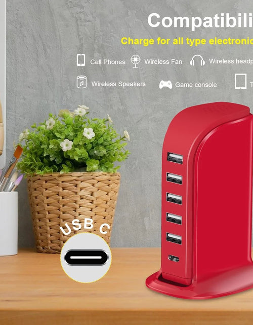 Load image into Gallery viewer, SHIHUALQ Overcurrent Protection Cell Phone Charging Station
