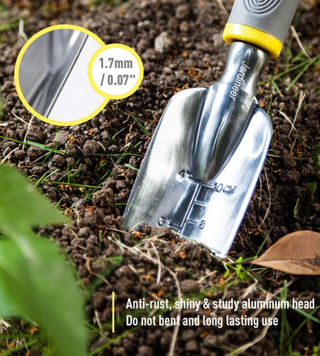 Garden Tools Set, 8PCS Heavy Duty Garden Tool Kit,Gardening Tools Gifts for Women and Men