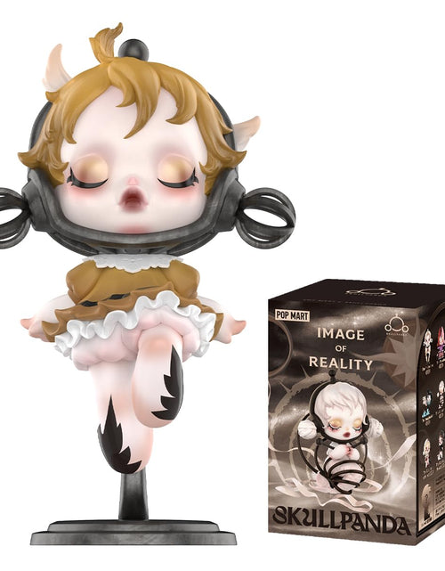 Load image into Gallery viewer, POP MART SKULLPANDA Image Of Reality Series Figures SKULLPANDA Blind Box Figures Random Design Action Figures Collectible Toys Home Decorations Holiday Birthday Gifts for Girls and Boys Single Box
