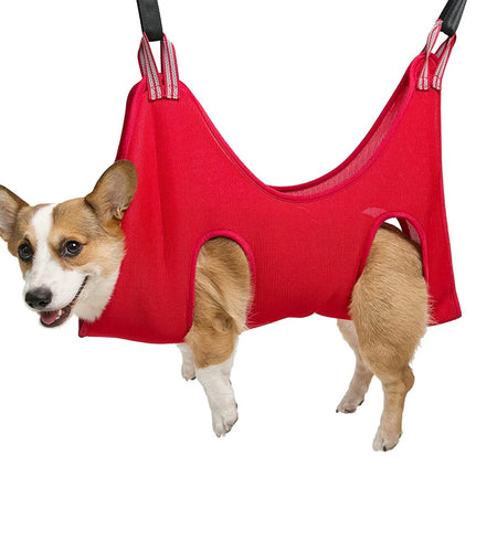 Pet Grooming for Dog Grooming Harness for Nail Trimming Pet Grooming Sling Helper Holder Pet Supplies Red S