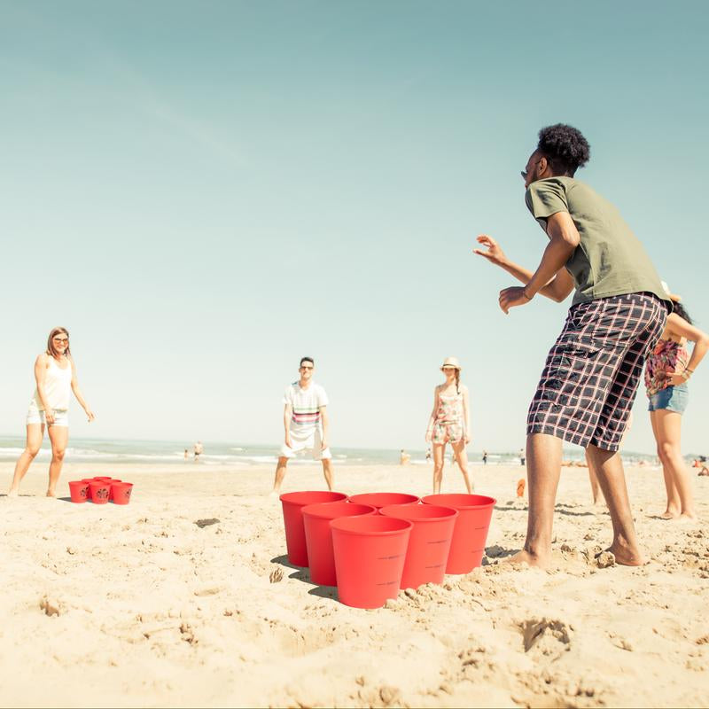 (Summer Turn-Up)Ropoda Yard Pong - Giant Yard Games Set Outdoor for the Beach, Camping, Lawn and Backyard, Summer Turn up & Father'S Day Deal