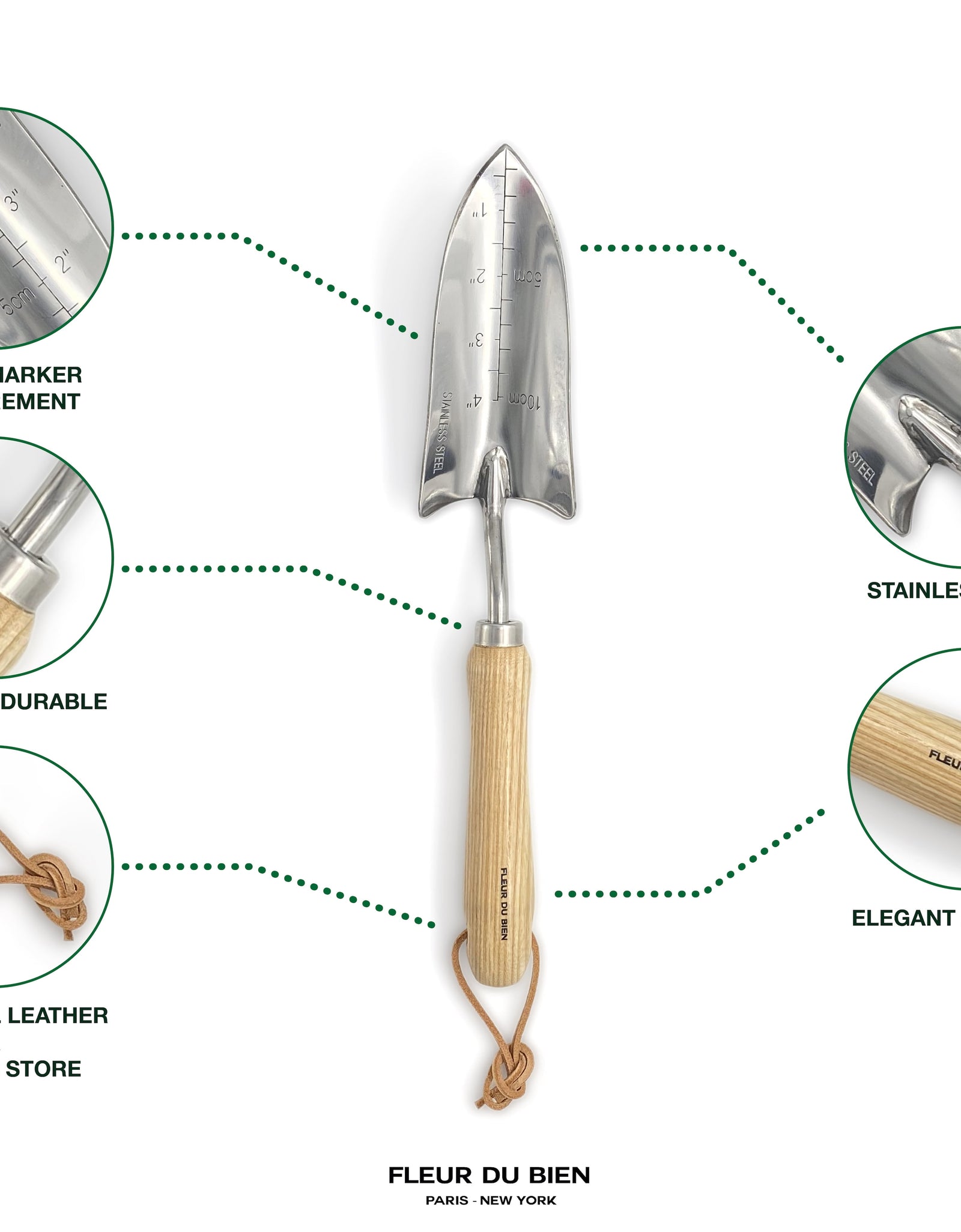 6 Piece Stainless Steel Heavy Duty Garden Tools Set, with Ash Wood Handle and Non-Slip Rubber Grip Pruner, Premium Canvas and Leather Storage Tote Bag, Outdoor Hand Tools, Garden Gift