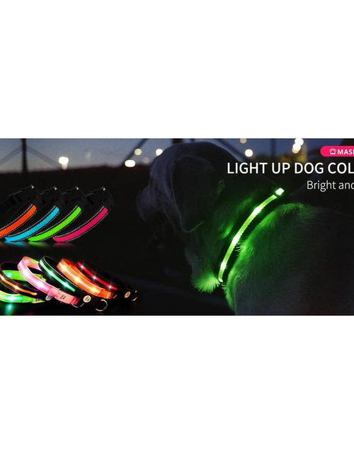 Load image into Gallery viewer, MASBRILL Dog Collar Luminous Pet Supplies Dog Collar Waterpoof Safety Collars
