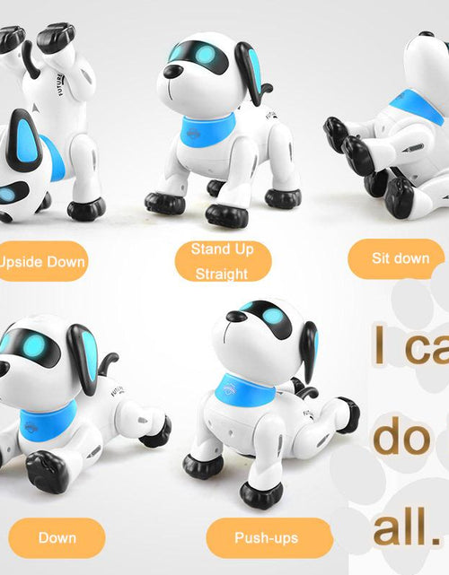 Load image into Gallery viewer, Voice Programming Stunt Dog ,USB Rechargeable Electick RC Robotics Pets,Rc Dog,Toy for Kids 4/5/6/7/8 Years Robot Walkers Remote Control Robot Dogs Sound Boys Girls Educational New Load
