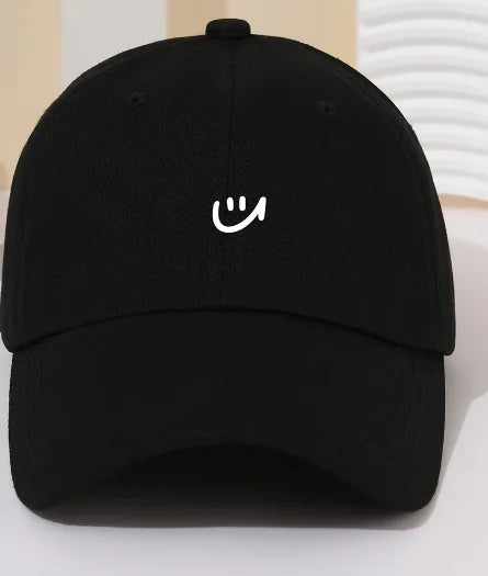 Load image into Gallery viewer, Vibes Baseball Cap with Smiley Face Design (One Piece)
