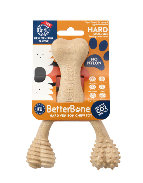 Load image into Gallery viewer, BetterBone HARD DURABLE CHEW TOY: Naturally Derived Ingredients, eco-friendly, and for the toughest chewers!
