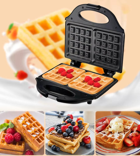 Professional Electric Waffle Maker Cooking Kitchen Appliances Multifunction Breakfast Waffles Machine Non-Stick Iron Pan