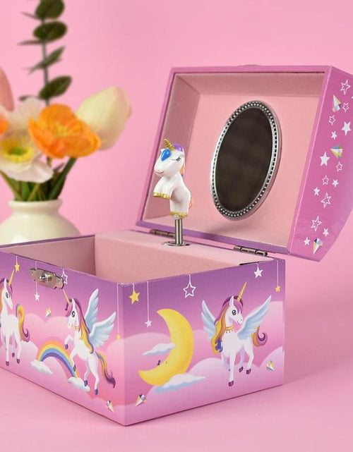 Load image into Gallery viewer, Musical Jewelry Box，Organize，Gift for Girls Children Girlfriend Mom，Room Decor，Ballerinas，Unicorn，Birthday，Valentine&#39;S Day, Thanksgiving, Halloween，Christmas
