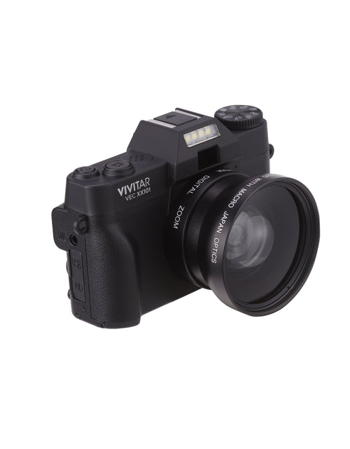 Load image into Gallery viewer, 4K Digital Camera, 8X Digital Zoom, 3&quot; LED Display, Bonus Macro Lens, Included SD Card
