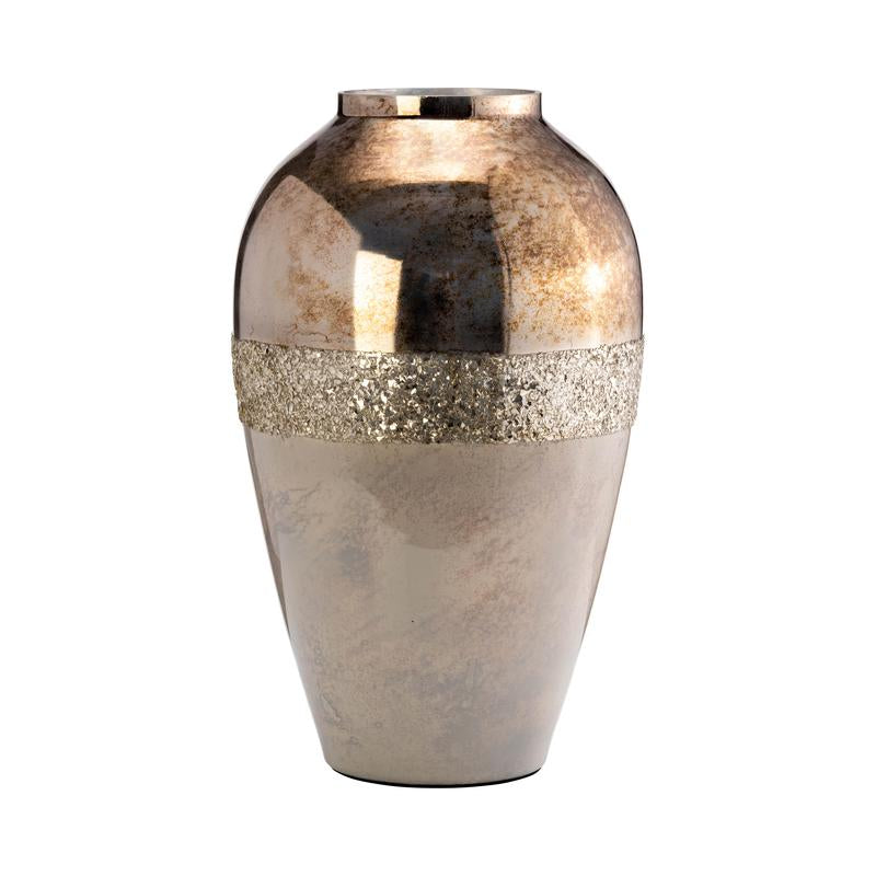 Sagebrook Home Modern Glam Glass Floor or Table Vase Decor Decorative