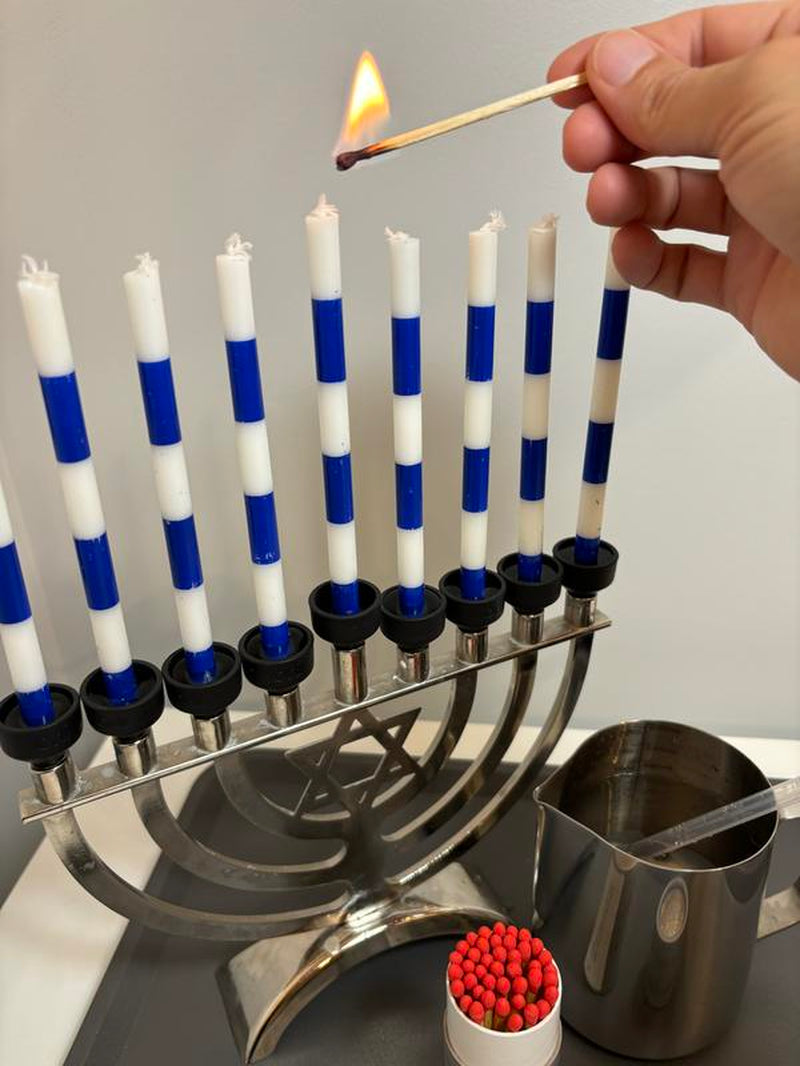 Orli Silicone Candle Cups for Chanukah Menorahs, Judaica by the Candleware Collective, #Hanukkah Candlestick Holder #Jewishtiktok Shabbat Candles