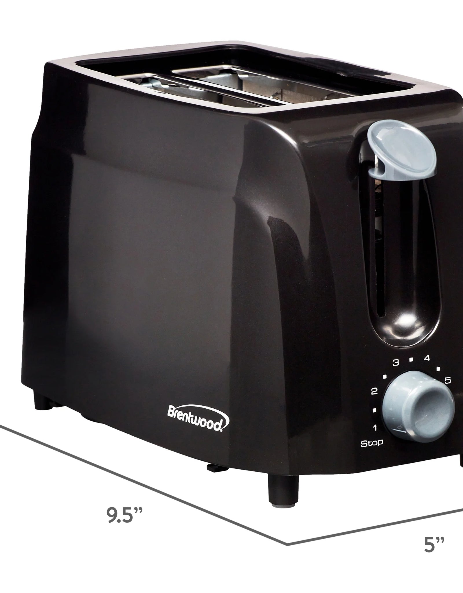 Cool Touch 2-Slice Toaster, Black
