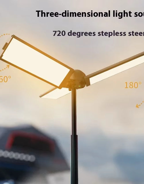 Load image into Gallery viewer, Telescopic Camping Lantern 8000Mah Rechargeable Waterproof Flashlights Dimmable Camping Lamp Emergency Camping Hiking Light
