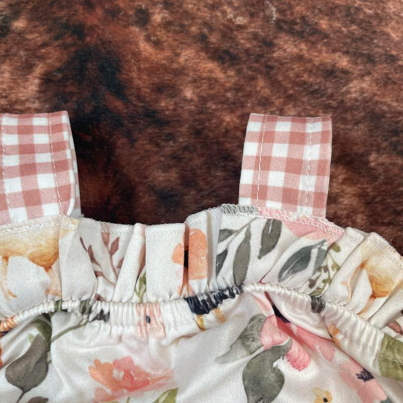 Baby Girl Clothes Chicken Embroidery Baby Summer Bubble Farm Clothing