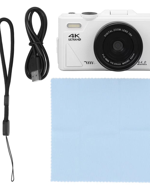 Load image into Gallery viewer, Digital Camera Autofocus Video Pause Function Retro Digital Camera 3 Inch Screen UHD 4K for Beginners for Photography
