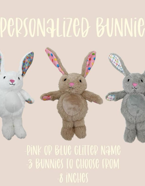 Load image into Gallery viewer, Personalized Easter Bunny, Easter Basket Stuffer, Easter Gift Ornaments Decoration
