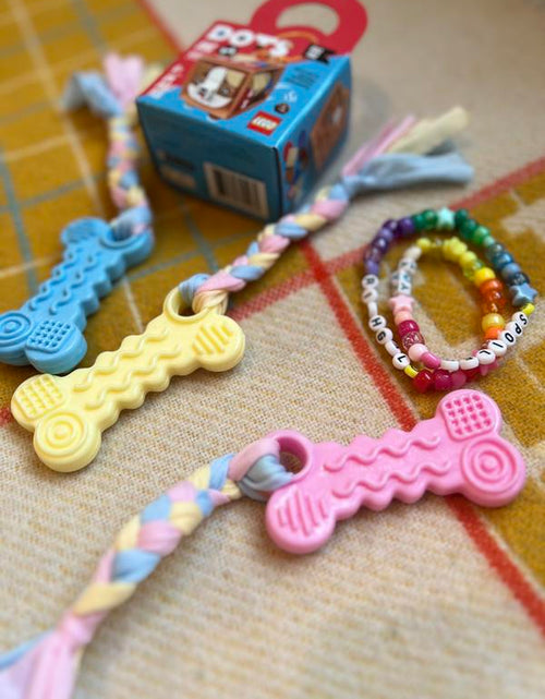 Load image into Gallery viewer, Pack of 3 | Chewable Bone Dog Toy with Rope | Tough Dog Chew Toy | Puppy Chew Toys for Teething | Small Medium Sized Dogs | Pet Toys
