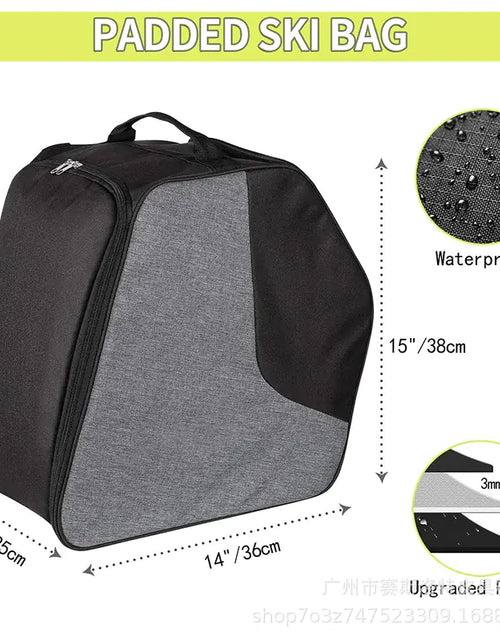 Load image into Gallery viewer, Large Capacity Waterproof Ski Gear Bag with Oxford Fabric

