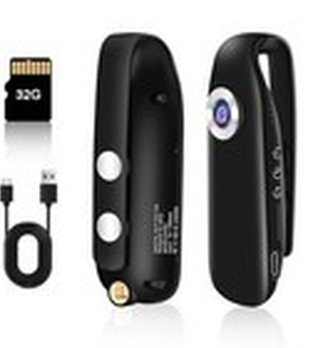 32G Body Camera, Small Sport Video Camera HD 1080P Body Camera, Portable